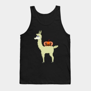 Llamaween Llama Halloween Tank Top